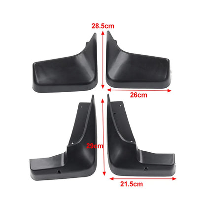 4 x Plastic Wheel Mud Flaps for Suzuki Grand Vitara (2006-2015)