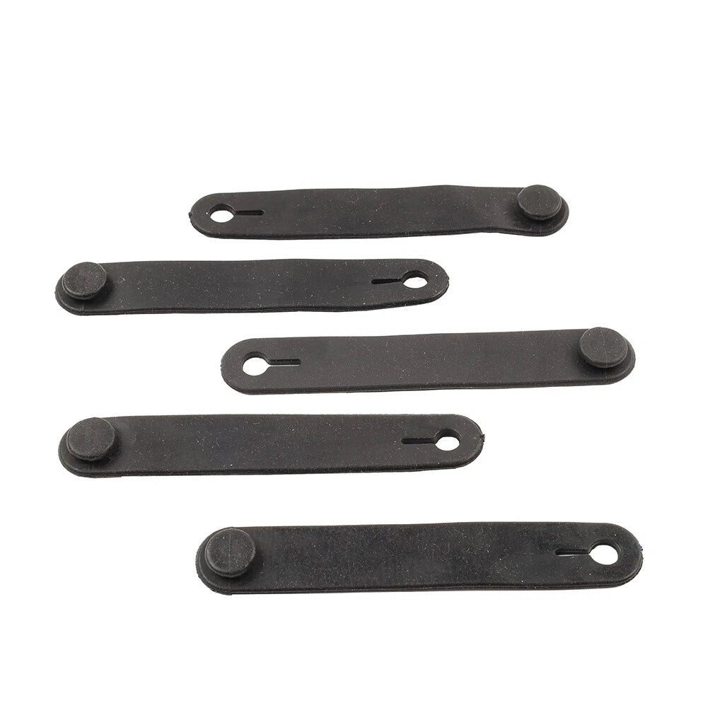 5Pcs Motorcycle Rubber Band Cable Ties for Frame Wiring Harness