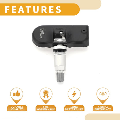 Tire Pressure Sensor 433MHz for Peugeot 407 Coupe SW (2004-2010)