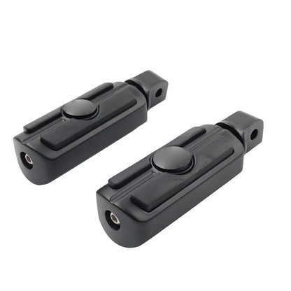 Rear Passenger Foot Pegs for Harley Softail Deluxe Fat Bob (2018-2023) Black