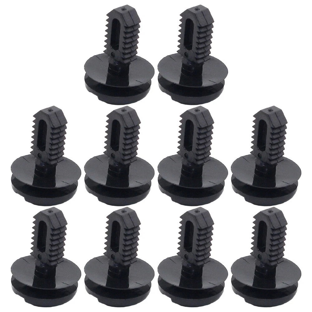 Black Plastic Clips Rivet 10 Pieces for BMW 3 Series