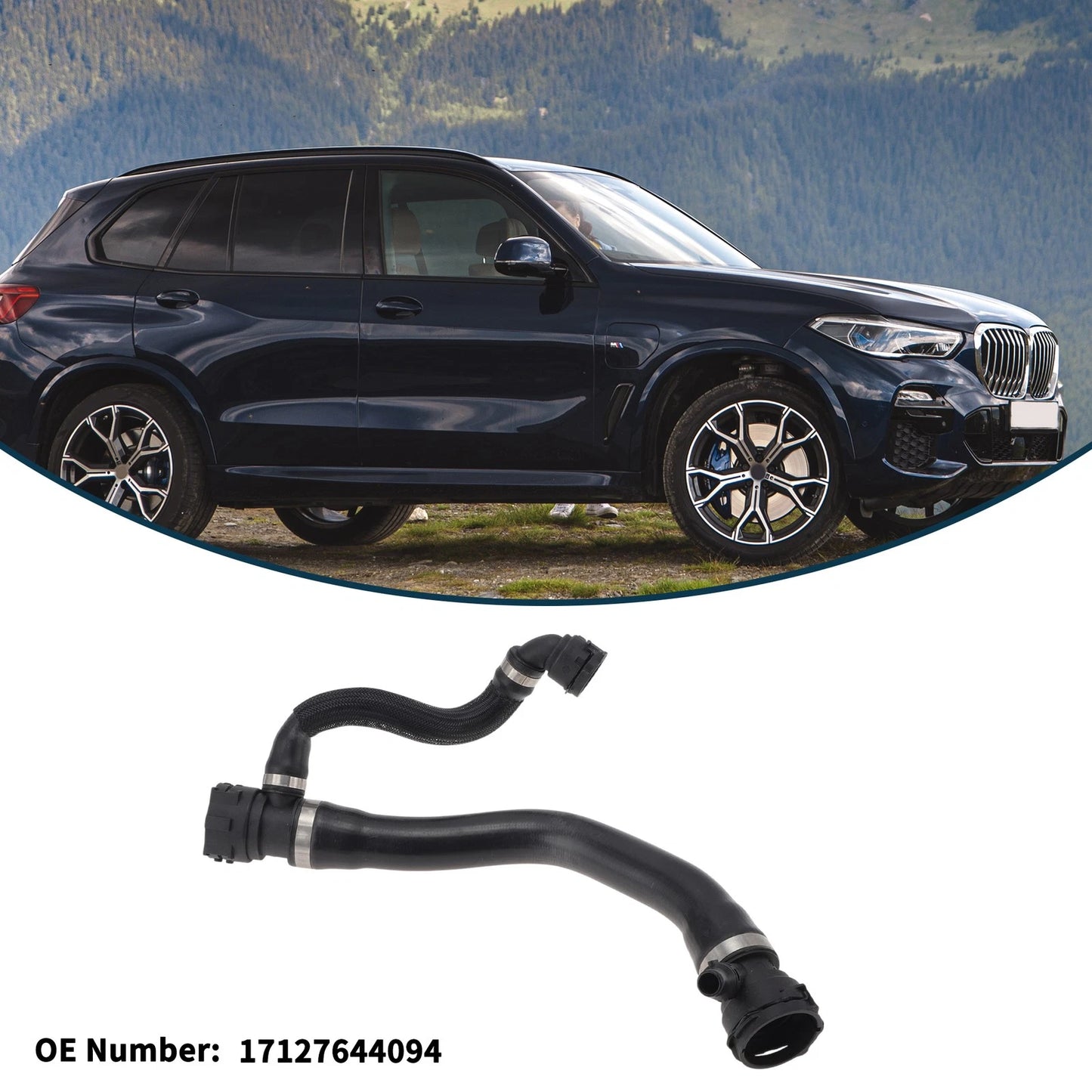 Radiator Hose for BMW X5 2.0L 2016-2018 (2 x)