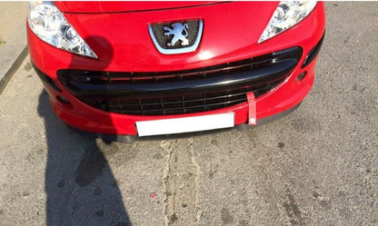 Front Bumper Lip 3 Pcs for Peugeot 207 Cupra R (2006-2014)