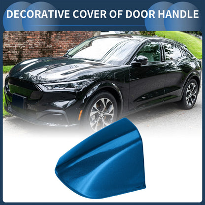 Front Left Door Handle Cover for Ford Mustang 2015-2020 ABS Blue 1 x Pc
