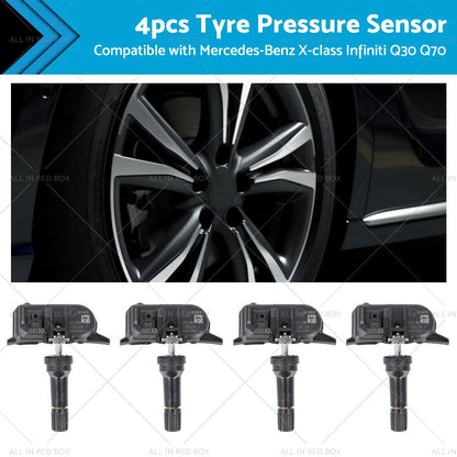 4PCS Tyre Pressure Sensors for Mercedes X Class (2017-2020)
