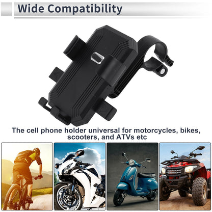 Motorcycle Phone Mount Holder 4.7-7.2" Phones for Handlebar Mount