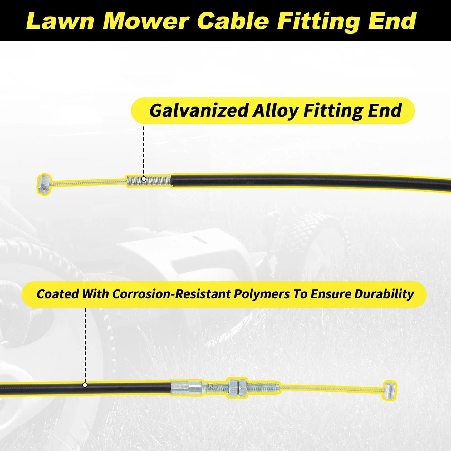 Throttle Cable & Brake Cable for Honda HRD535 HRD536