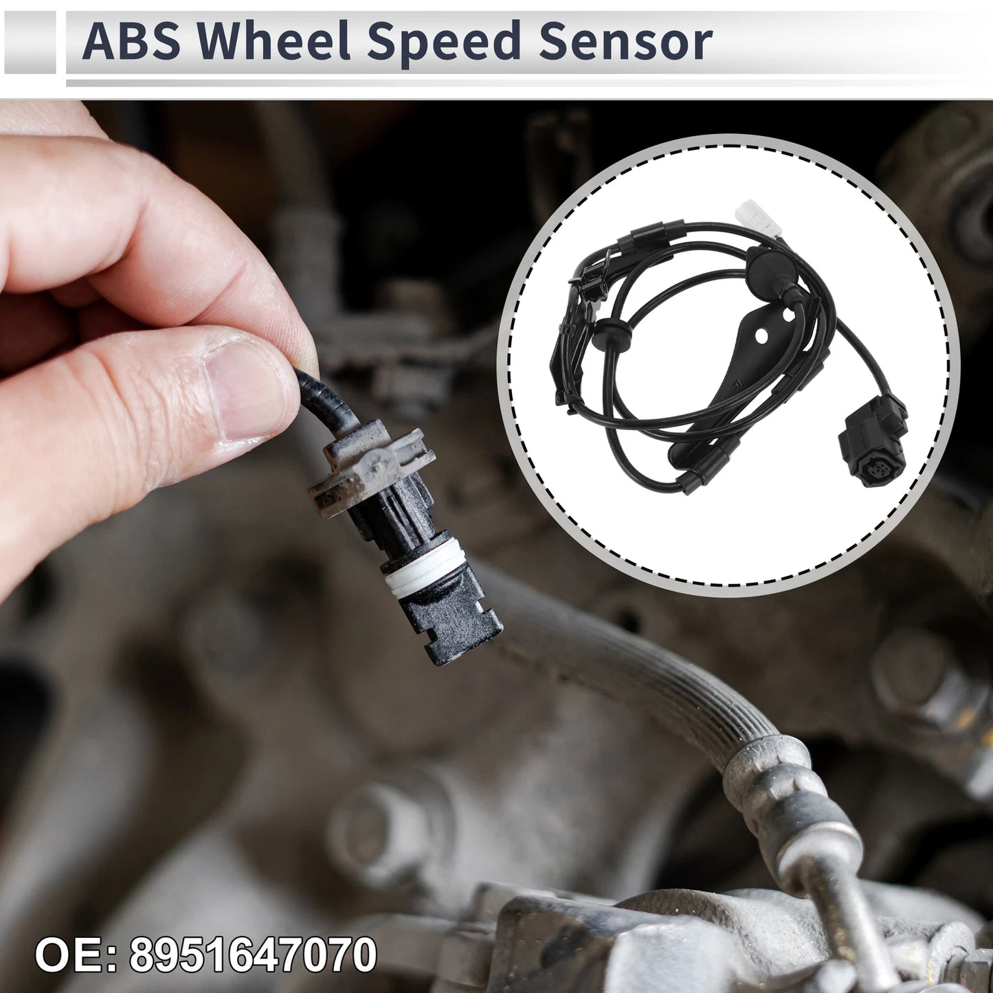 ABS Wheel Speed Sensor for Toyota Prius (2010-2011) - 1 x Rear Right Sensor