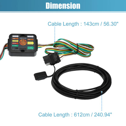 4-Pin Trailer Wiring Harness for Toyota RAV4 (2019-2020) - Black