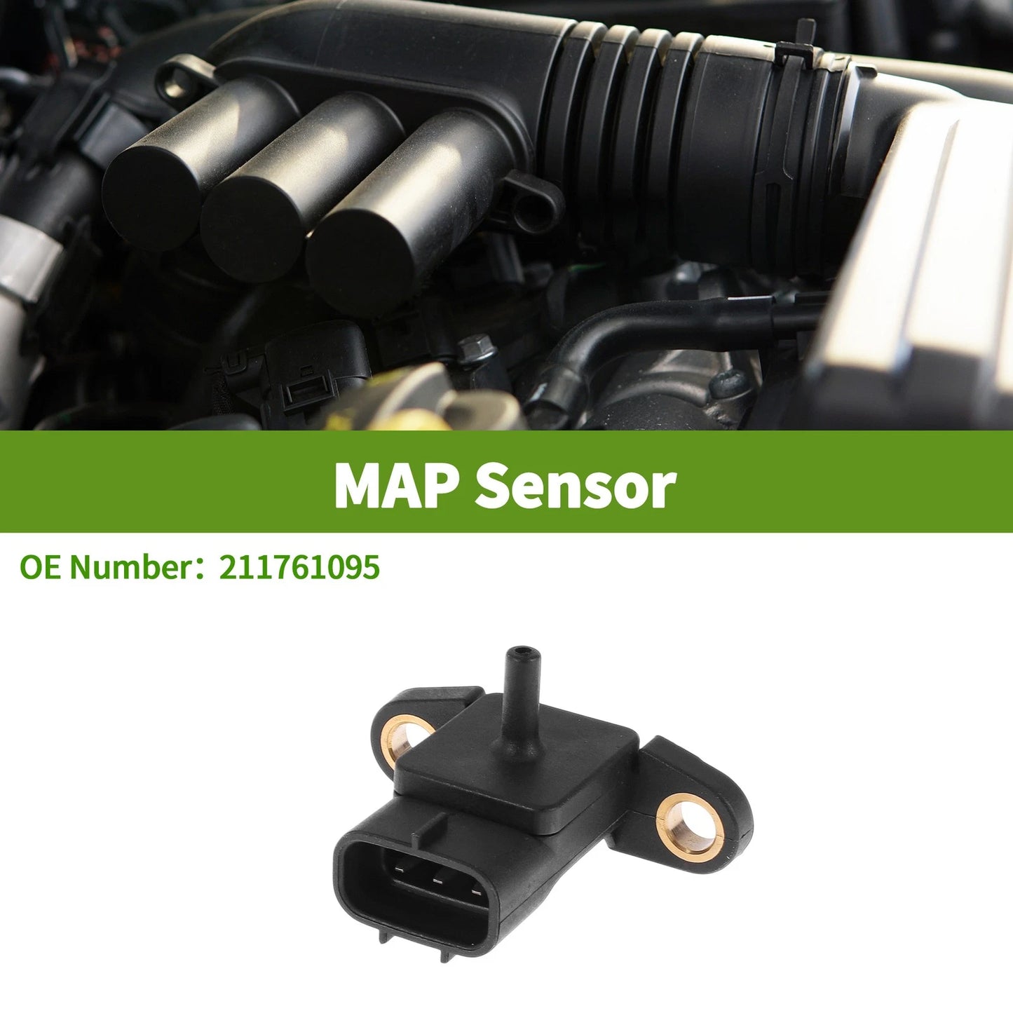 Manifold Absolute Pressure MAP Sensor for Kawasaki Mule 4000 (09–21)
