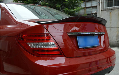 Unpainted R Style Rear Spoiler Wing for Mercedes C-Class W204 Sedan (2008-2014)