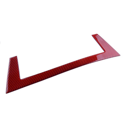 Red Center Console CD Panel Cover Trim for Mercedes Benz W204 (2011-2013)