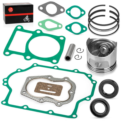 Engine Rebuild Kit Piston & Ring w/Gasket for Club Car Cart (1995–2001)