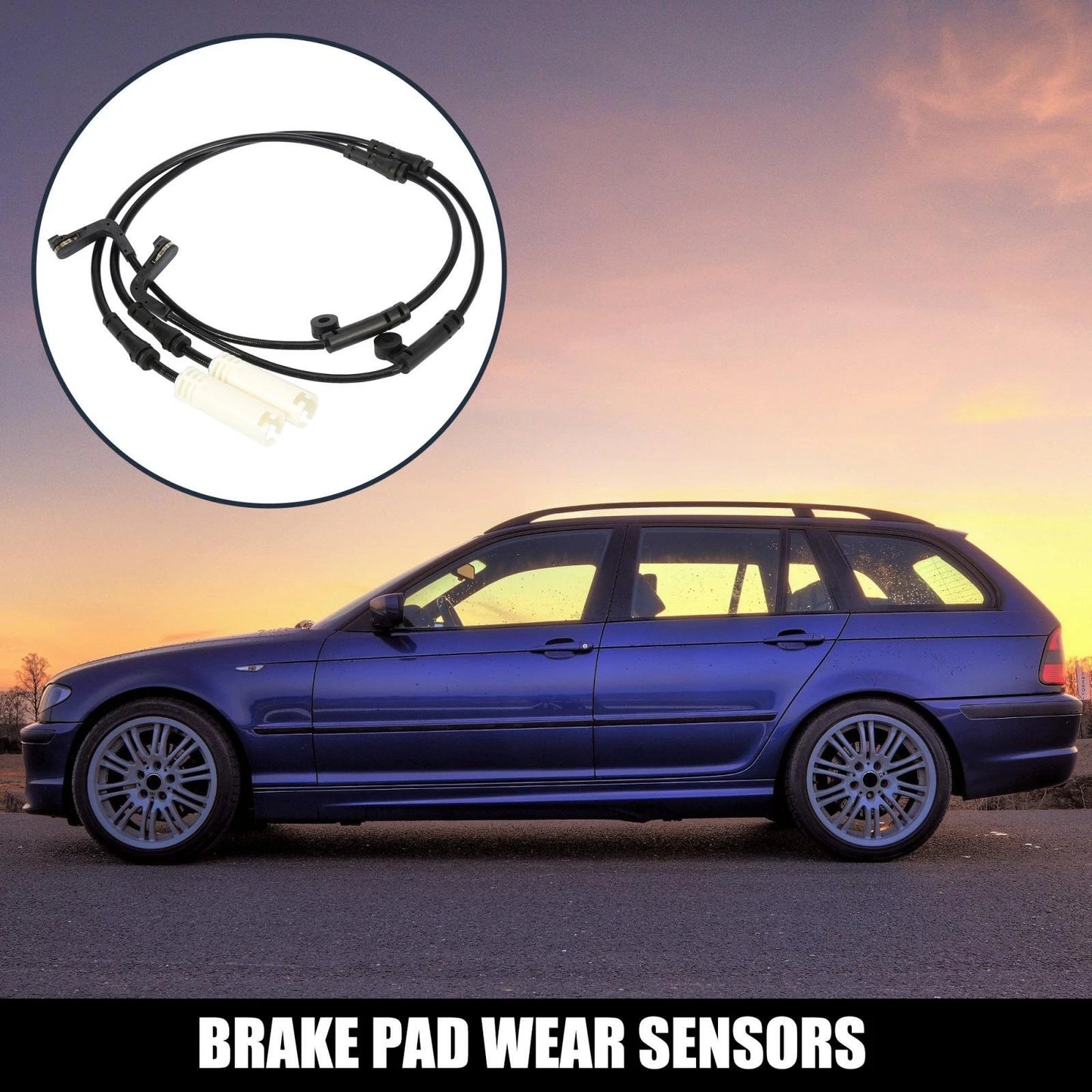 4 x Front Brake Pad Wear Sensor Indicator for BMW