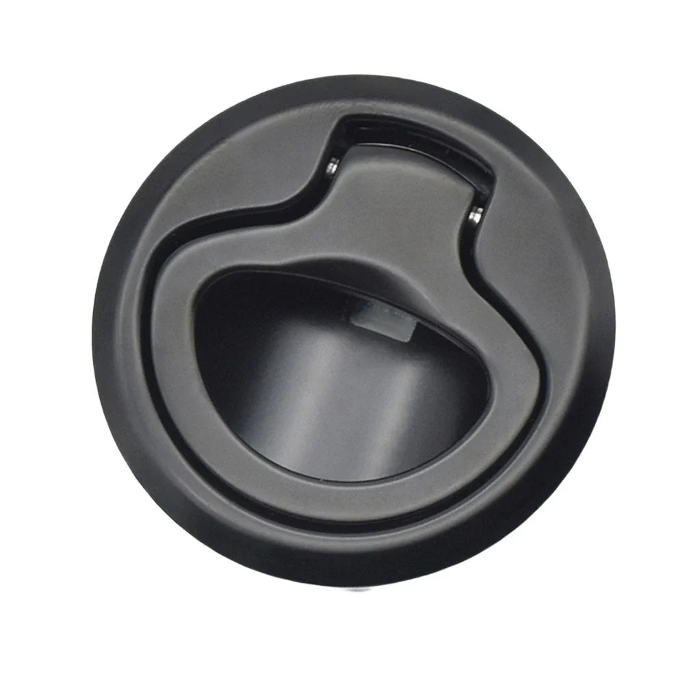 Flush Pull Marine Hatch Locking Slam Latch for Boat Use Black