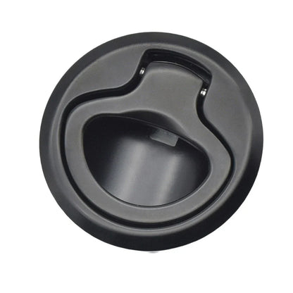 Flush Pull Marine Hatch Locking Slam Latch for Boat Use Black