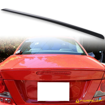 Boot Lip Spoiler for Volvo C70 Conv 2006-2009 Matte Black Unpainted