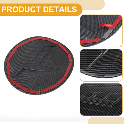 Fuel Tank Door Cap for Subaru Outback 2021-2025 Carbon Fiber Black