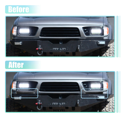 Front Headlight Bumper Grille Filler for Toyota