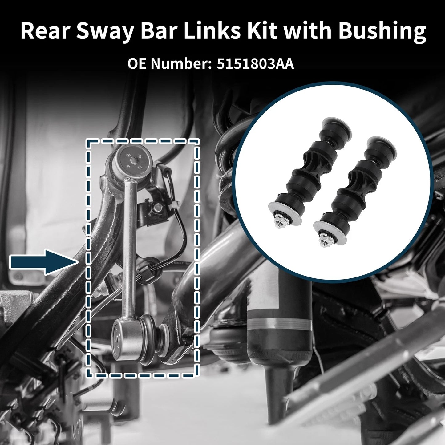 Rear Stabilizer Bar Links for DODGE CALIBER (2010-2012)