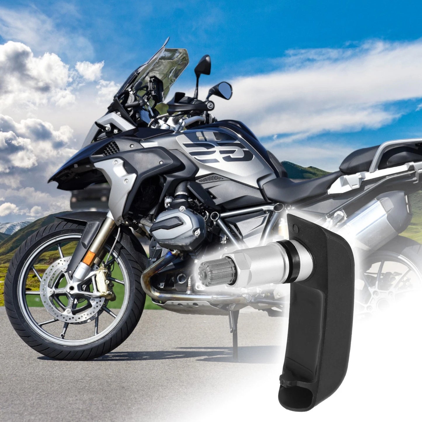 2 x Tire Pressure Monitor Sensors for BMW R1200GSA R1200S (2006-2018)