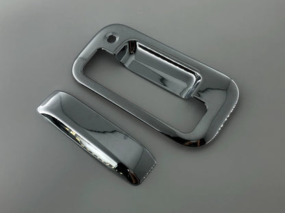 Rear Chrome Tailgate Handle Bowl Lid Cover Trim for Ford F-150 (2004-2014)