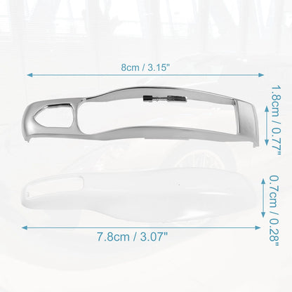 Vehicle Remote Key Cover for Porsche Macan 2014-Up - 1 x Key Shell Case White