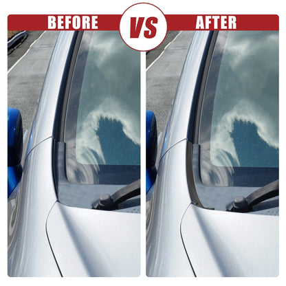 Front Windshield Wiper Cowl Cover Extension Trim for Nissan Sentra (13-19)