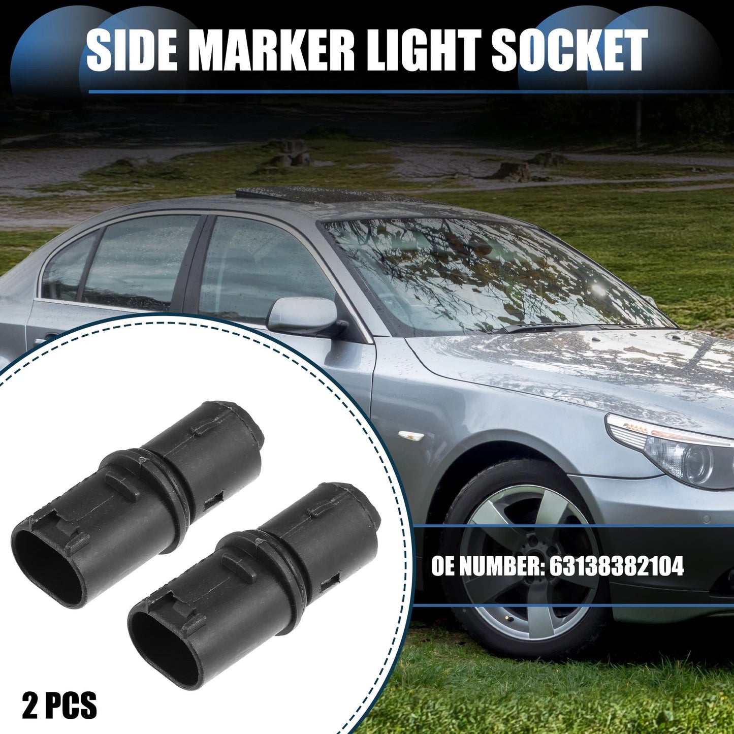 Side Marker Light Socket for BMW Mini Cooper, 3 Series, 5 Series (2002-2023)