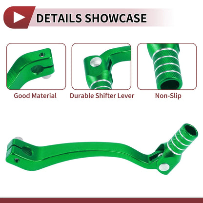 Folding Gear Shifter Lever for Kayo T6 Green Head