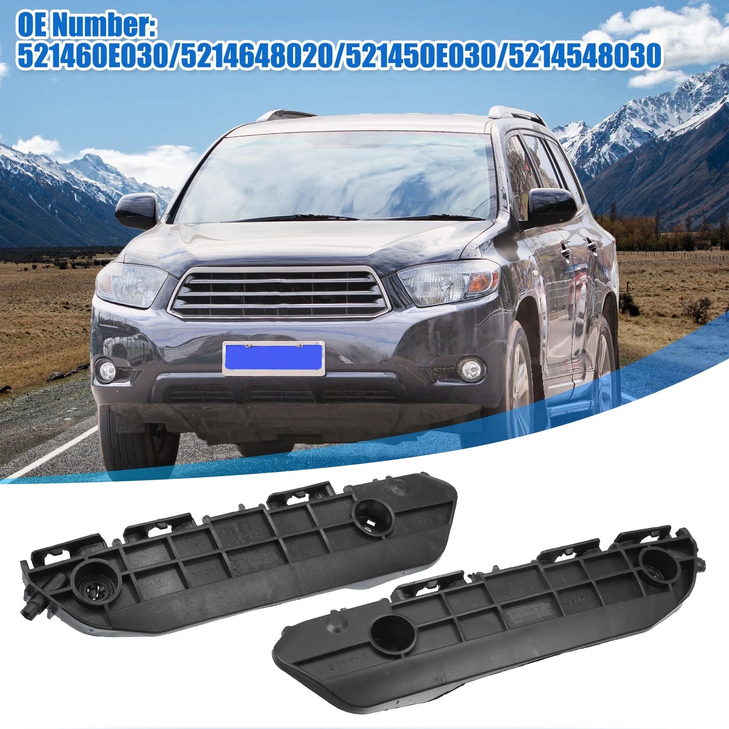 Front Side Bumper Cover Bracket for Toyota