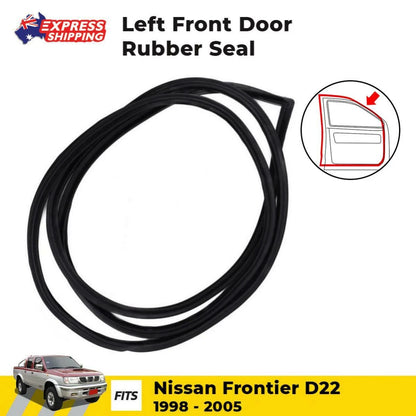 Door Rubber Weatherstrip L-F Fits Nissan D22 Frontier Ute Truck 1998-2005 D10