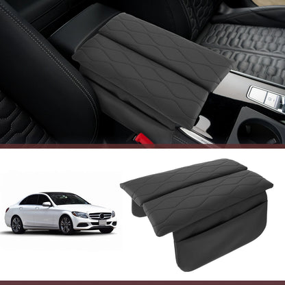 Center Console Cover for Mercedes Benz EQC 400 Leather Armrest Cushion (2019-2023)