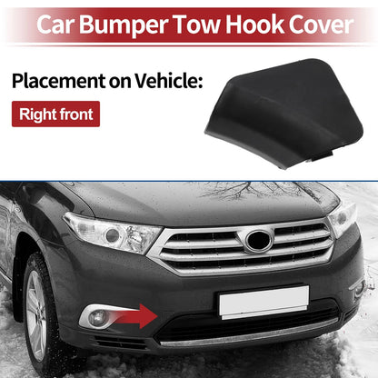 Right Front Tow Hook Cover Cap for Toyota Highlander (2001-2023)