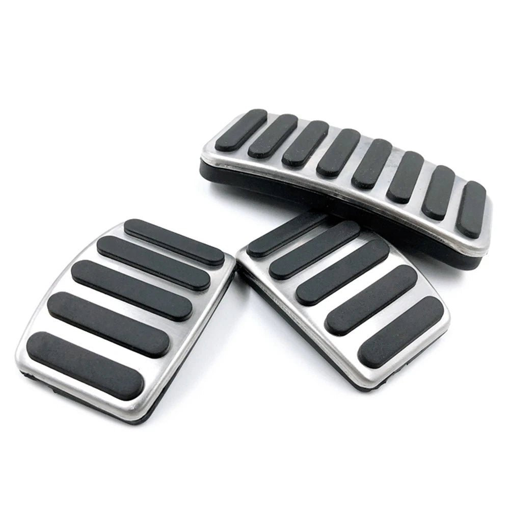 Clutch Brake Gas Pedals Protection Covers for Suzuki Vitara SX4 S-Cross (15-21)