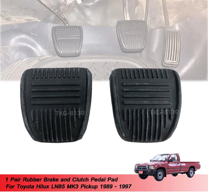 Brake & Clutch Pedal Pad for Toyota Hilux LN85 MK3 (1989-1997)