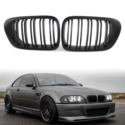 Black Front Kidney Grille for BMW 3-Series M3 Coupe (2000-2007)