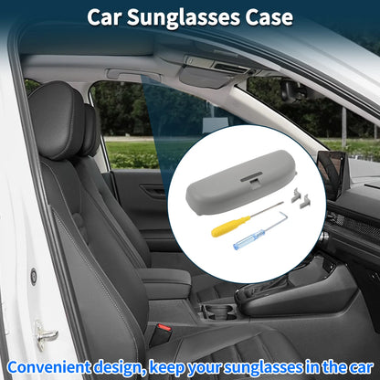 Sunglasses Case for Toyota Camry 2018-2022 Eyeglasses Holder Storage Box Grey