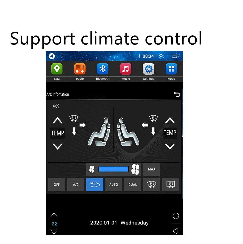 9.7" Vertical Android 13 Stereo Radio Navigation for Chevy Camaro (2008-2015)