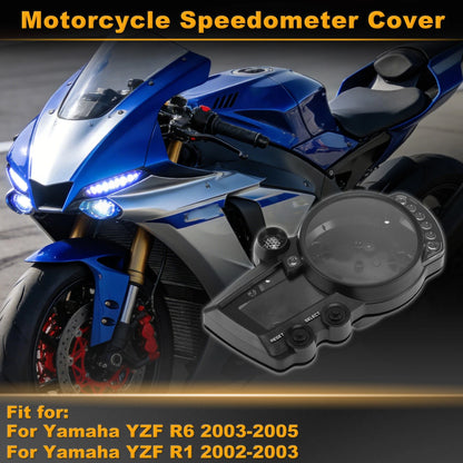 1pc Speedometer Gauge Cover Black Plastic for Yamaha YZF R6 (2003–2005)