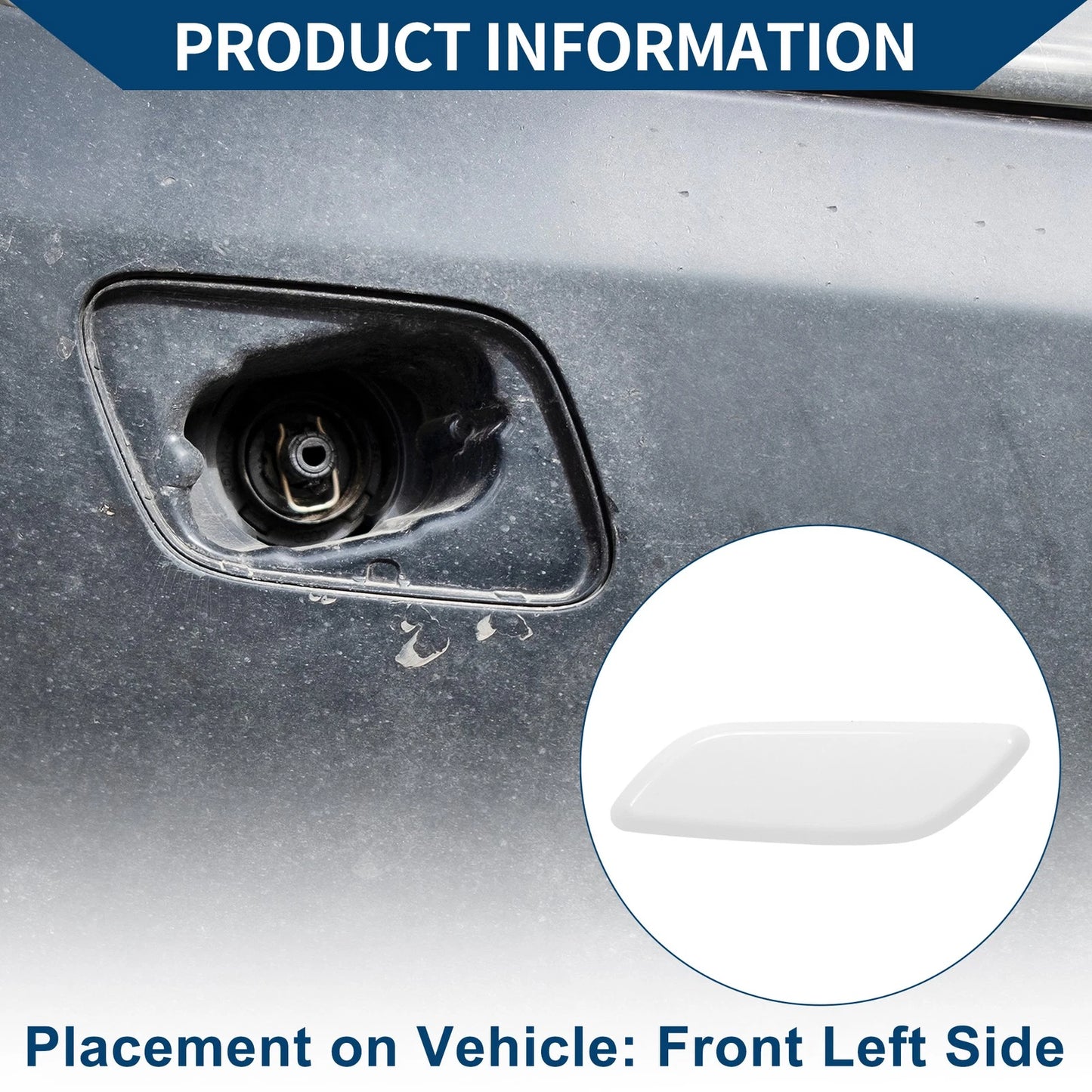 Front Left Washer Nozzle Cover for Honda Civic FB2 FB3 (2012-2013)
