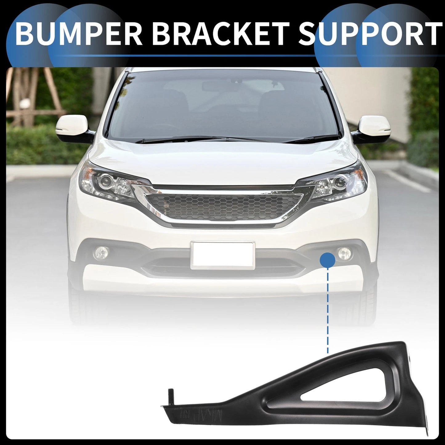 Right Front Bumper Support Bracket for Toyota Tacoma (2005-2012)