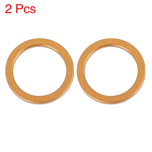 2 x 30mm ID Motorcycle Exhaust Muffler Pipe Gasket Copper Tone for Honda CG125