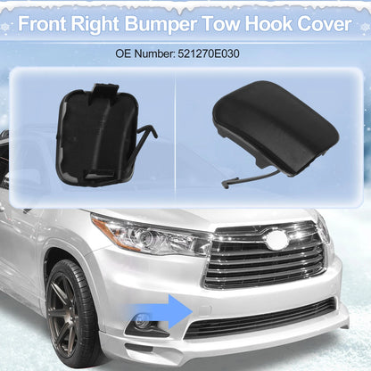 Right Front Tow Hook Cover Cap for Toyota Highlander (2014–2016)
