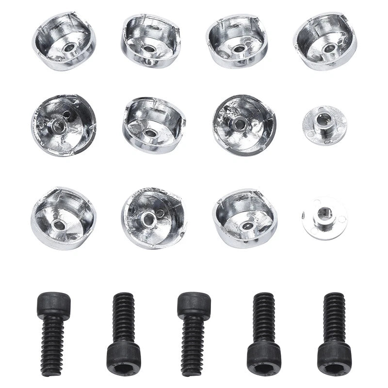 Chrome Topper Bolt Cap Cover for Harley Softail Rocker Fatboy (2007-2013)