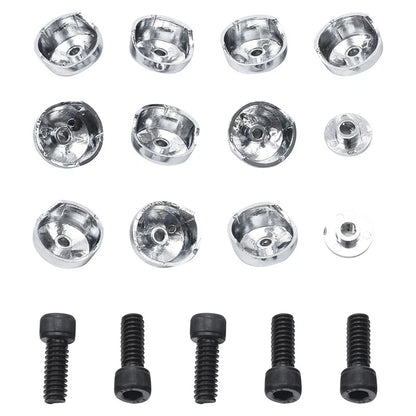 Chrome Topper Bolt Cap Cover for Harley Softail Rocker Fatboy (2007-2013)
