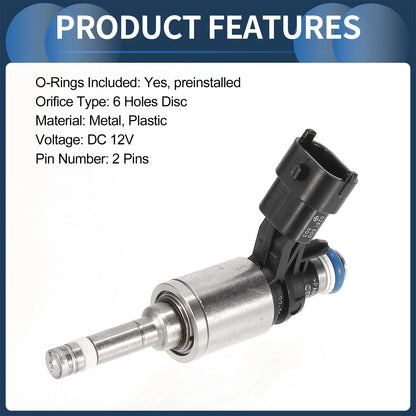 6 x Fuel Injector 3.6L for Chevy Traverse (2009-2016)