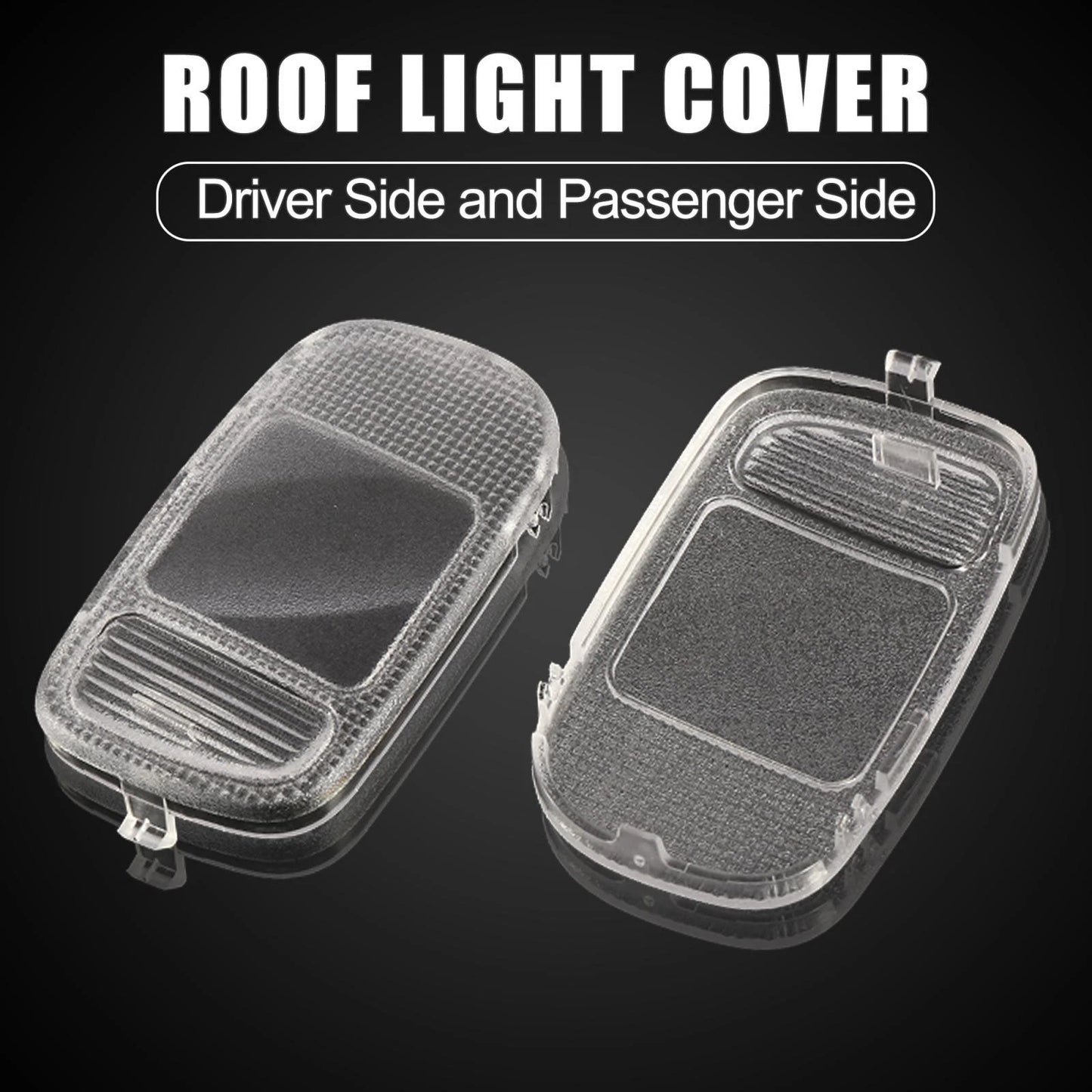 Pair Overhead Console Dome Map Reading Light for Dodge Ram (2002-2010)