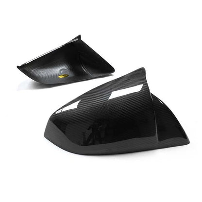 Real Carbon Fiber Rearview Side Mirror Cover Caps For Tesla Model S 2014-2020
