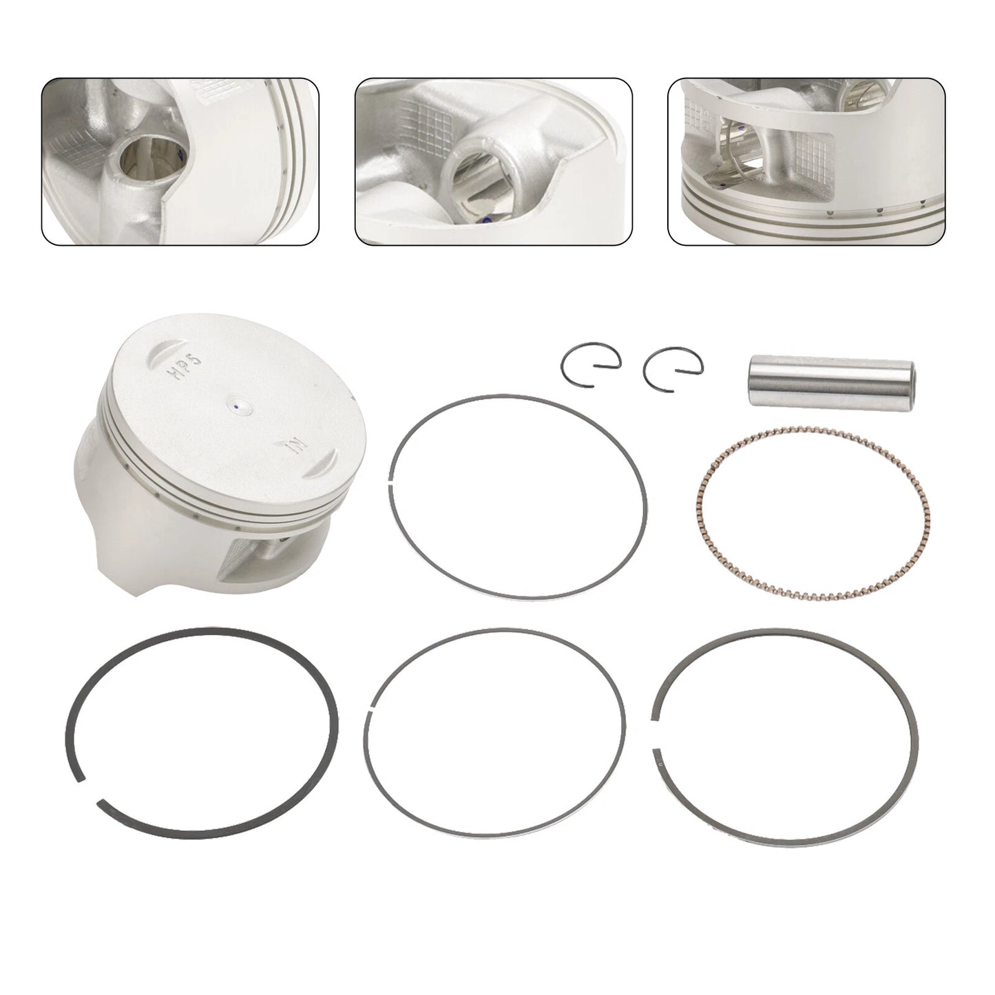 Piston Ring Conversion Kit 86.5mm for Honda Rancher TRX420TE/TRX420FM (07-18)